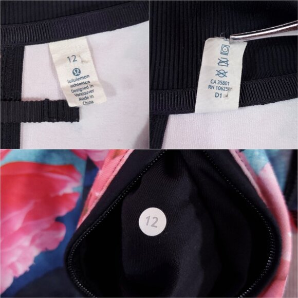 Lululemon Om Me Home Jacket Womens Size 12 Secret Garden Black Luon Athleisure - Picture 13 of 15